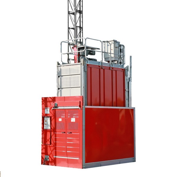 Frequency conversion integrated construction lift