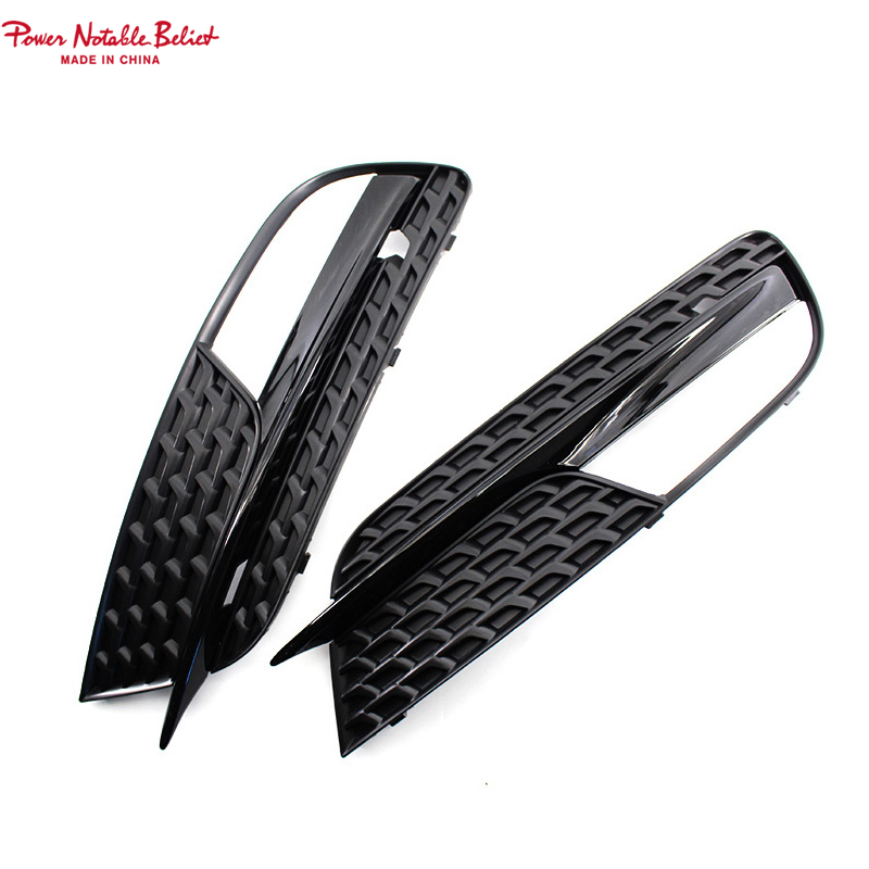 Audi fog light grill for Audi A5 B8.5 Sline or S5 honeycomb style fog lamp cover 12-16