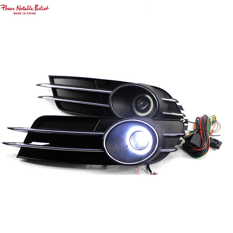 Fog Light Cover SET 12-15 for Audi A6 C7 Fog Lamp Grille