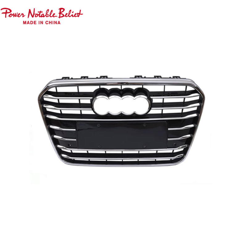 RS6 Front grill for Audi A6 S6 C7 center honeycomb grille