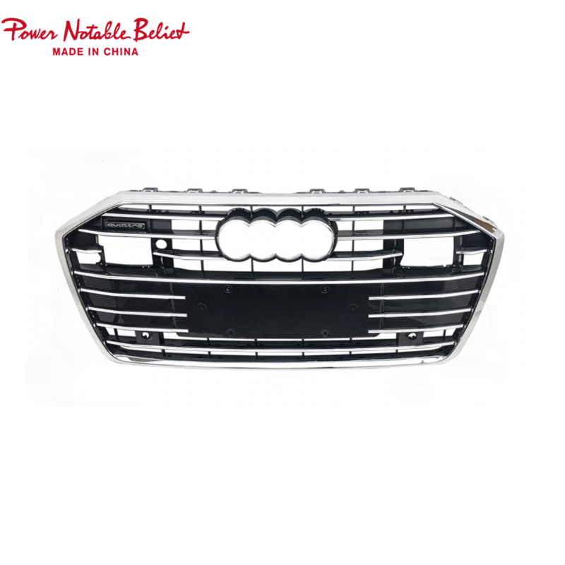 RS6 front bumper grille for audi A6 A6L S6 C8 honeycomb grill