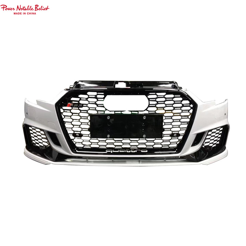 bodikits RS3 For Audi A3 S3 8V.5 front bumper with grill