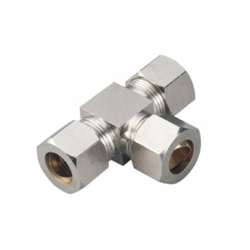 Nickel-plated copper T-shared tee <a href='/ferrule-connector/'>Ferrule connector</a>