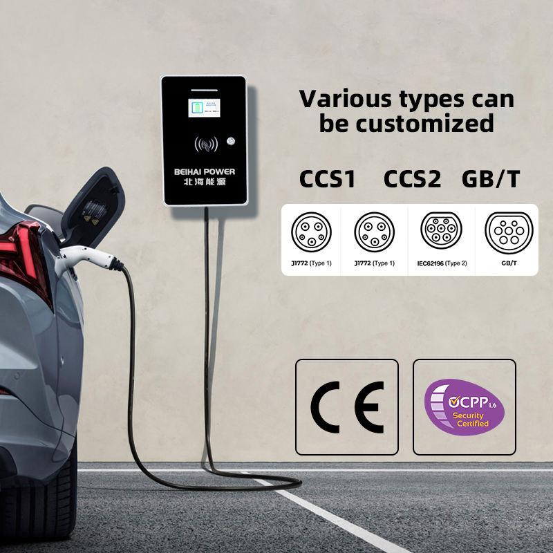 Smart 22KW Wallbox EV Charger Type 2 Electric Vehicle Charging Pile Level 2 Wall-Mounted Charging Station 380V 32A <a href='/ac-electric-car-charger/'>AC Electric Car Charger</a>