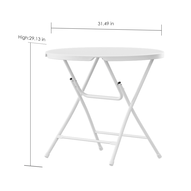 2.63ft and 2ft Small Convenient to carry Round <a href='/folding/'>Folding</a> Table <a href='/bar/'>Bar</a>