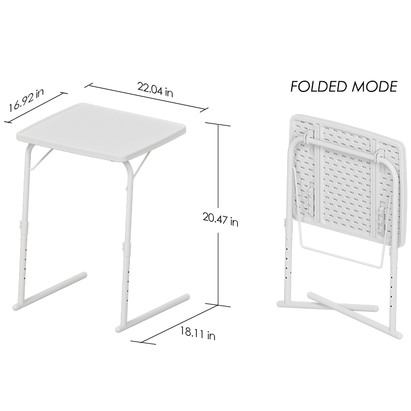 Table Mate TV Tray Table - <a href='/folding/'>Folding</a> TV Dinner Table, Couch Table Trays for Eating Snack Food, Stowaway <a href='/laptop-stand/'>Laptop Stand</a>, Portable Bed Dinner Tray