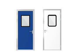 Clean room aluminum alloy melamine resin door