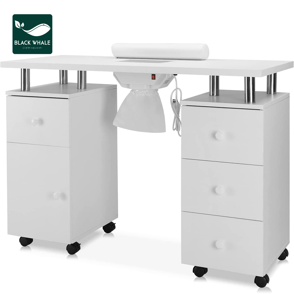 <a href='/salon-furniture/'>Salon Furniture</a> Professional Nail Desk Tables With Dust Collector