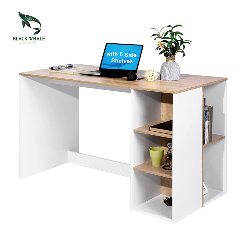 Modern Home Study Tables Standing Office Furniture Computer Desk With <a href='/bookshelf/'>Bookshelf</a>