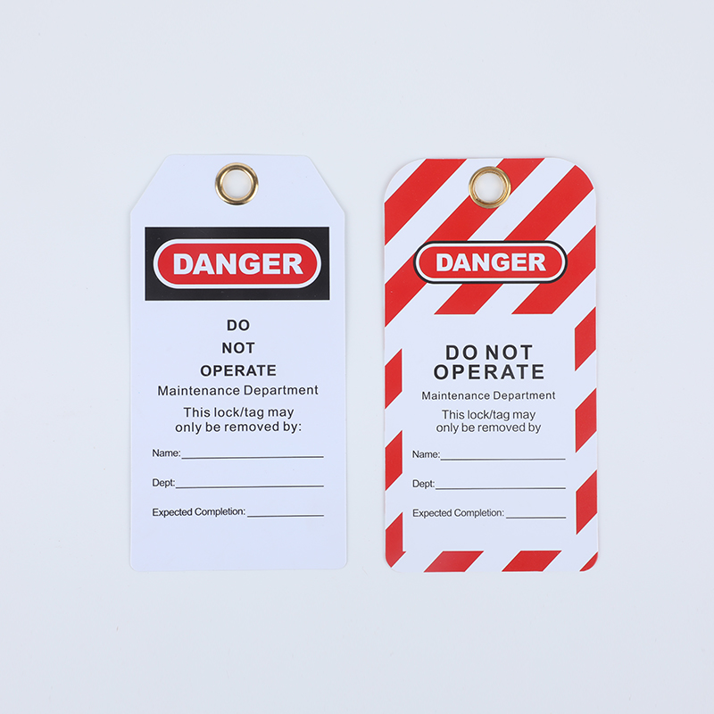 Extra Durable SAFETY WARNING TAG with Bright Color Printing