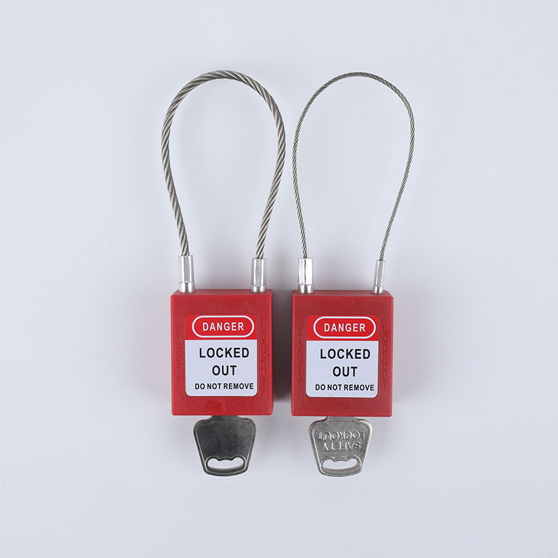 Arcuate/Straight Side Cable Safety Padlock