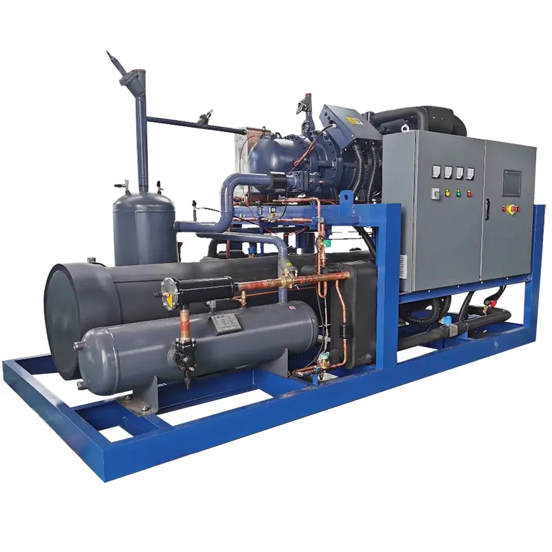 low temperature glycol air cooled or water cooled or <a href='/evaporative-cooling-industial-chiller/'>evaporative cooling industial chiller</a> with s<a href='/crew-compressor/'>crew compressor</a>