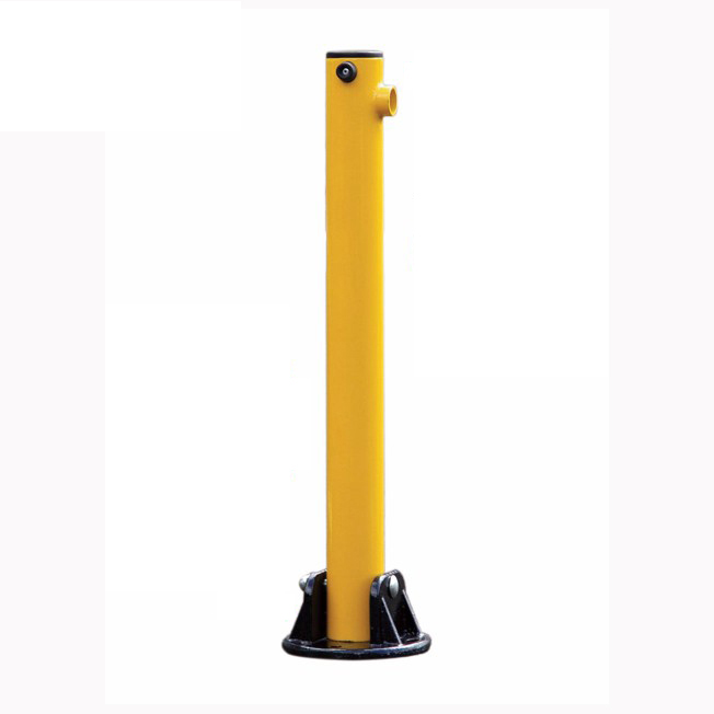 RICJ Yellow Bollard Carbon Steel Foldable Post