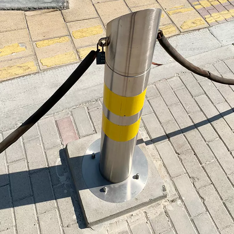  stainless steel surface Inclined top bollards