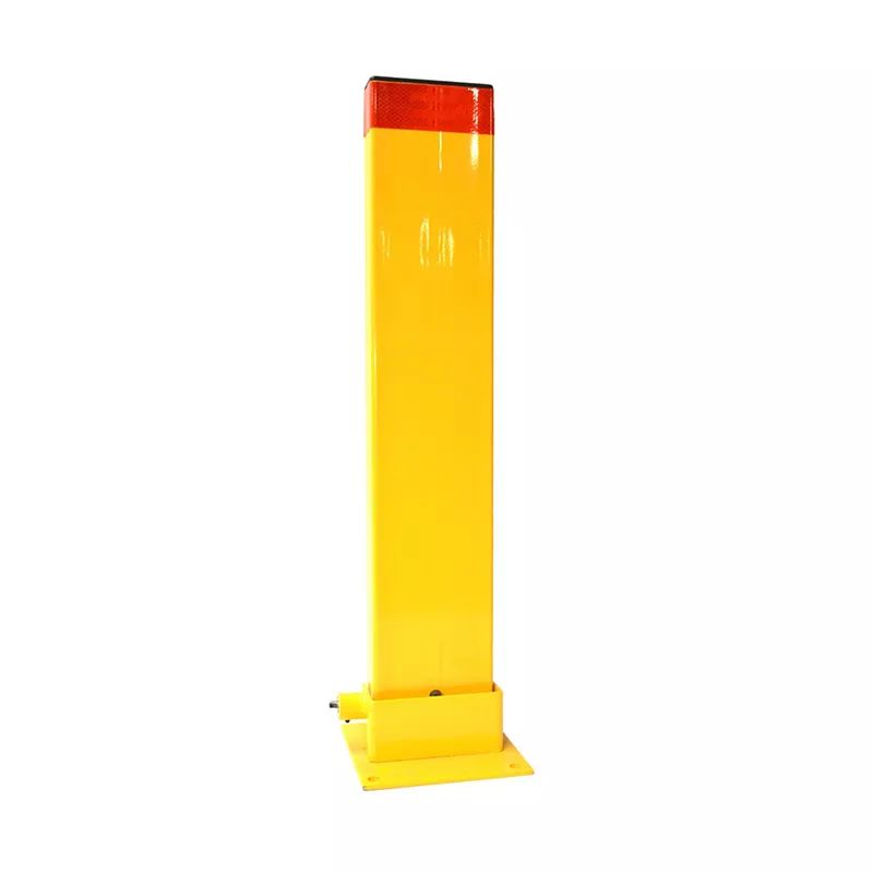 Metal Square Post Fixed Fold Down <a href='/bollards/'>Bollards</a>