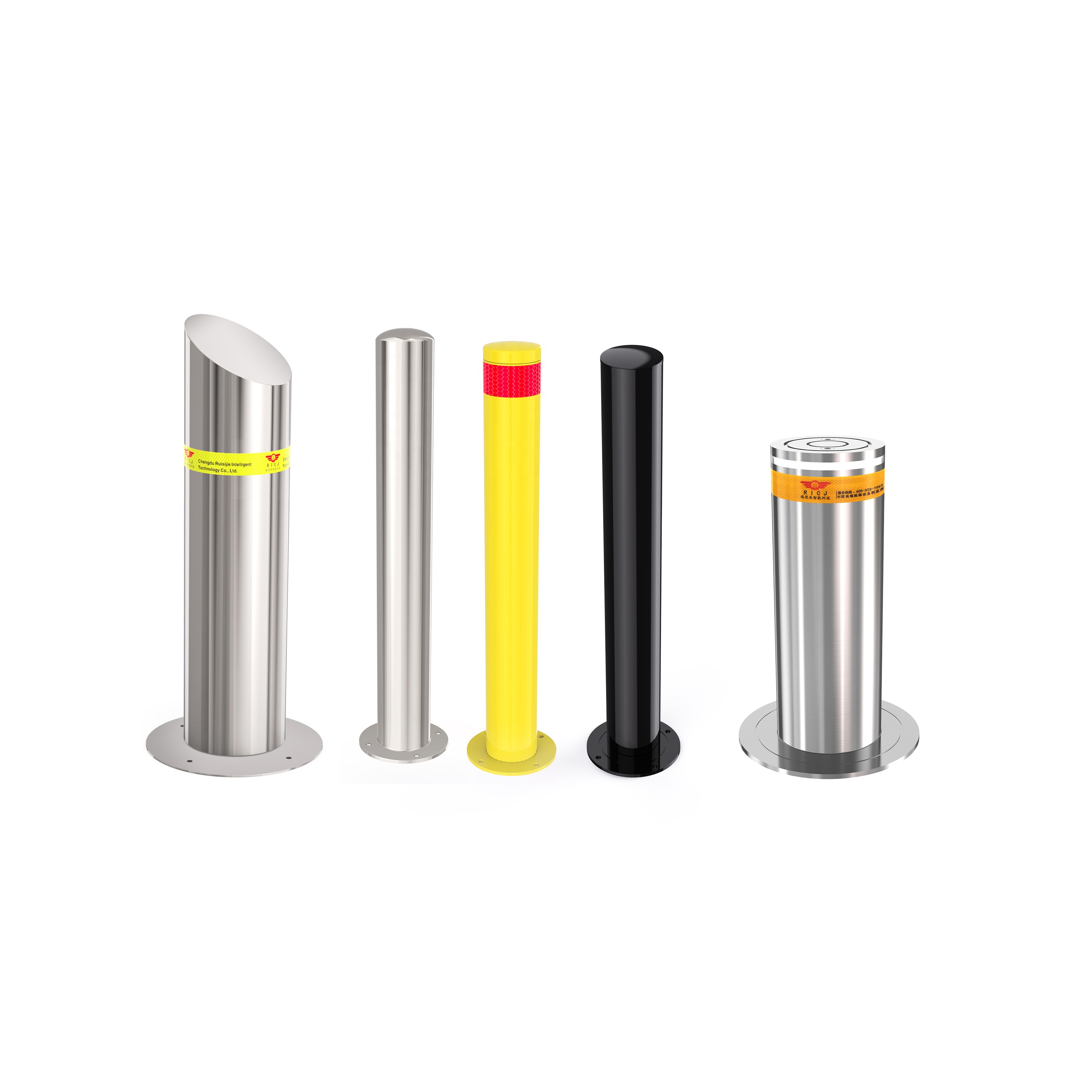 Outdoor Stainless Steel Fixed Bollard