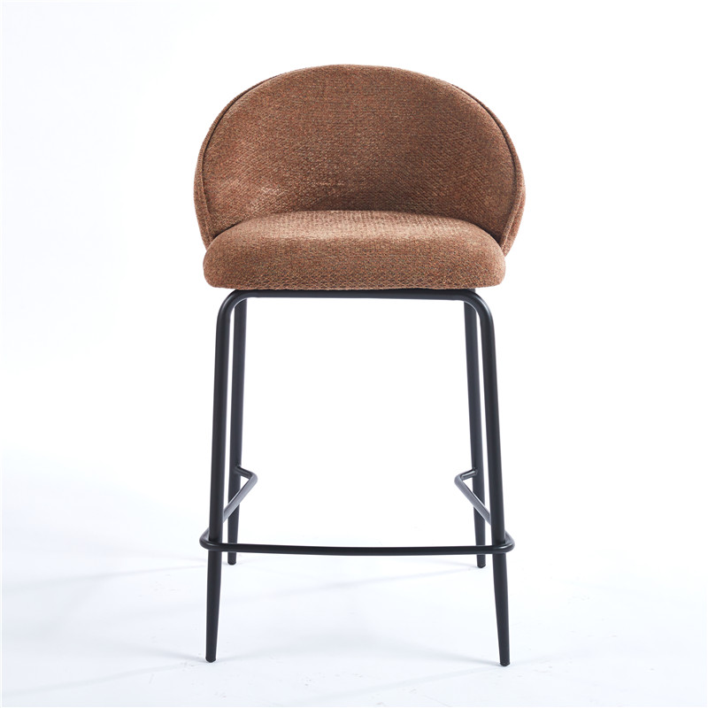 Barbara <a href='/counter-chair/'>Counter Chair</a> Upholstered Seat with Metal Frame.