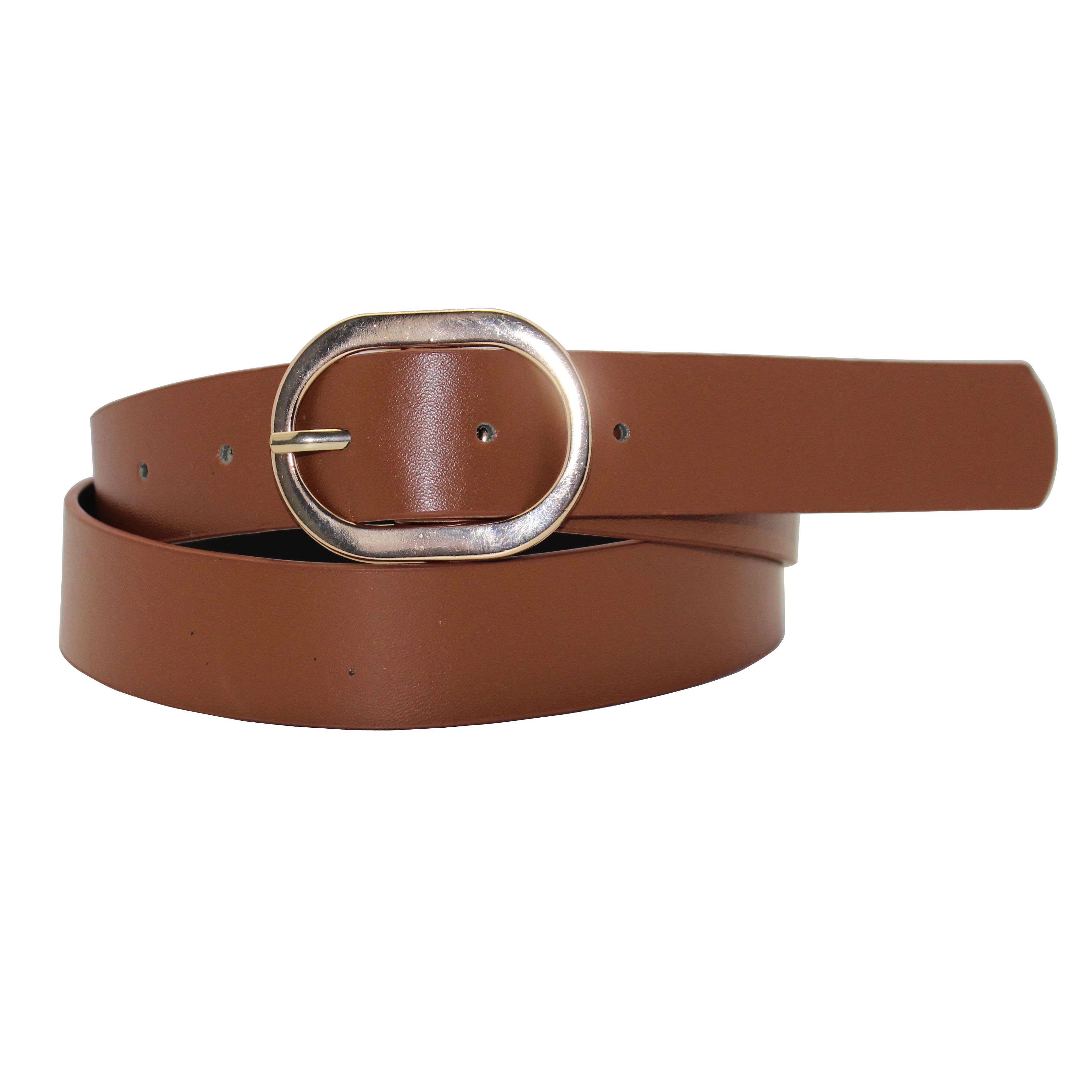 Minimalist Belt with Oversized Ring Detail for Women 30-23649