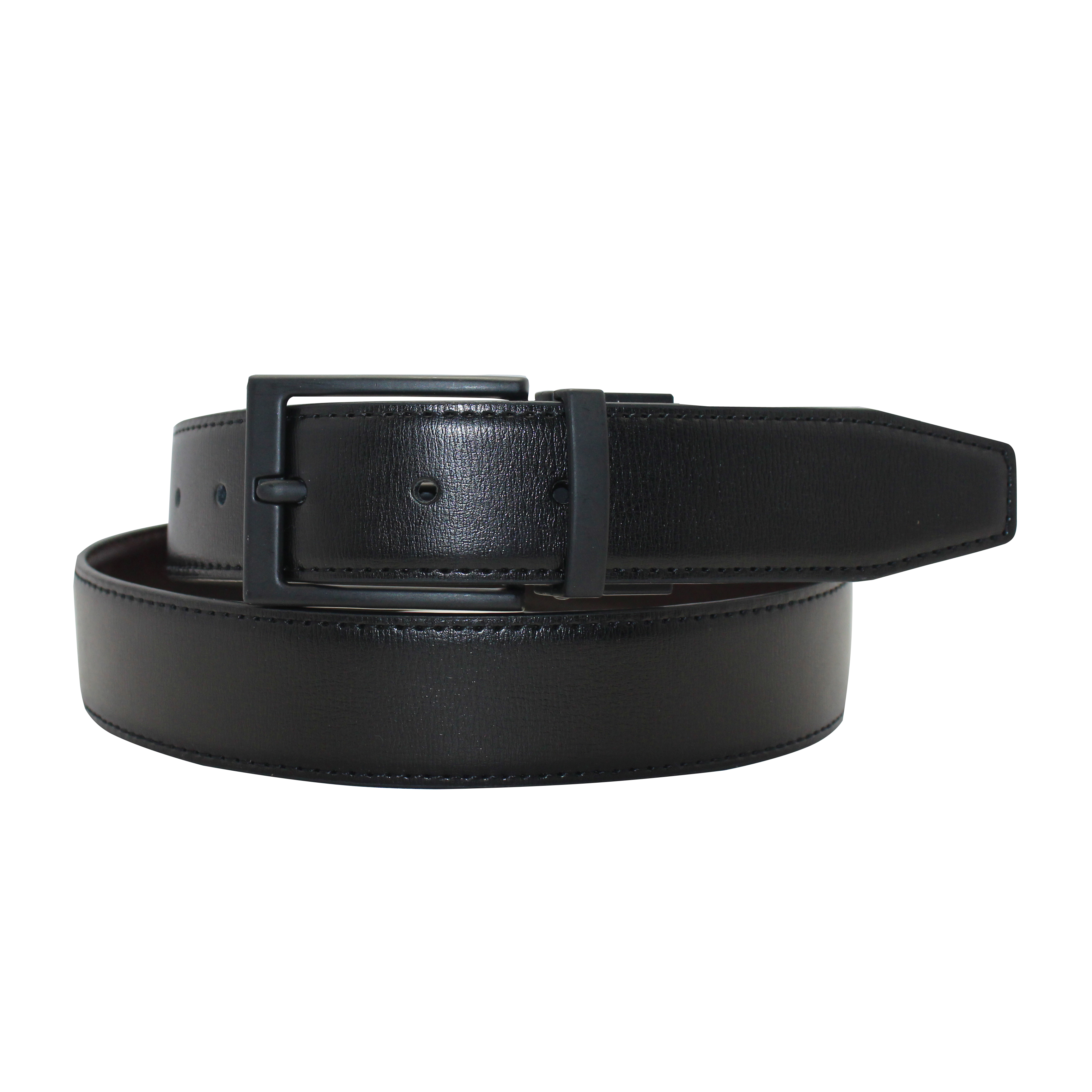 Classy Reversible Black and <a href='/brown-leather-belt/'>Brown Leather Belt</a> 30-23871
