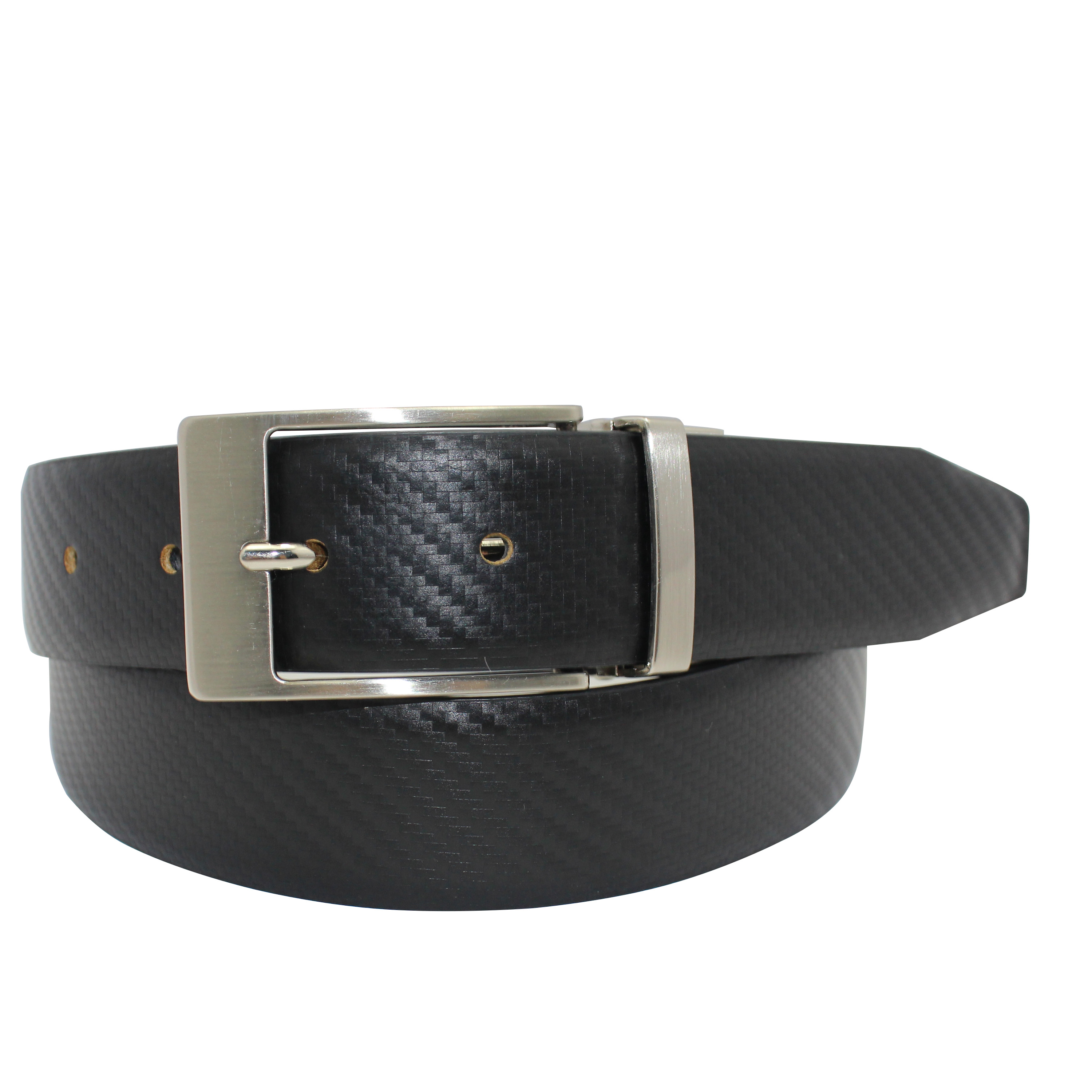 Reversible Fabric Belt with Geometric Patterns 35-22270