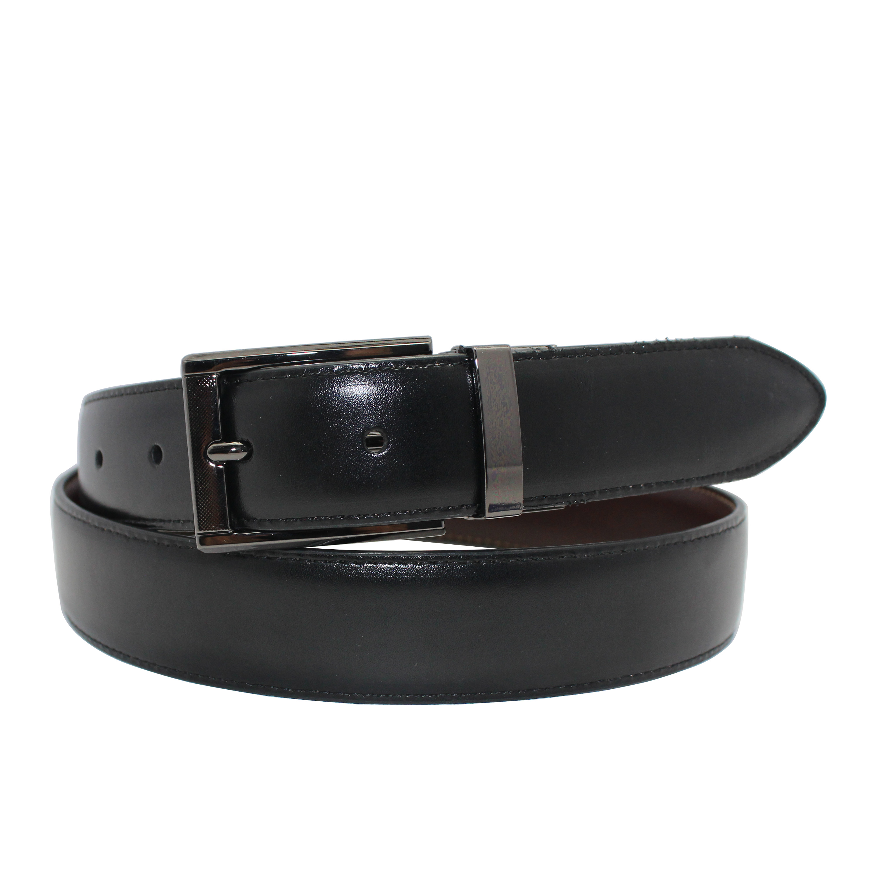 Classic Black and Brown Reversible Belt for Any Outfit 35-23247