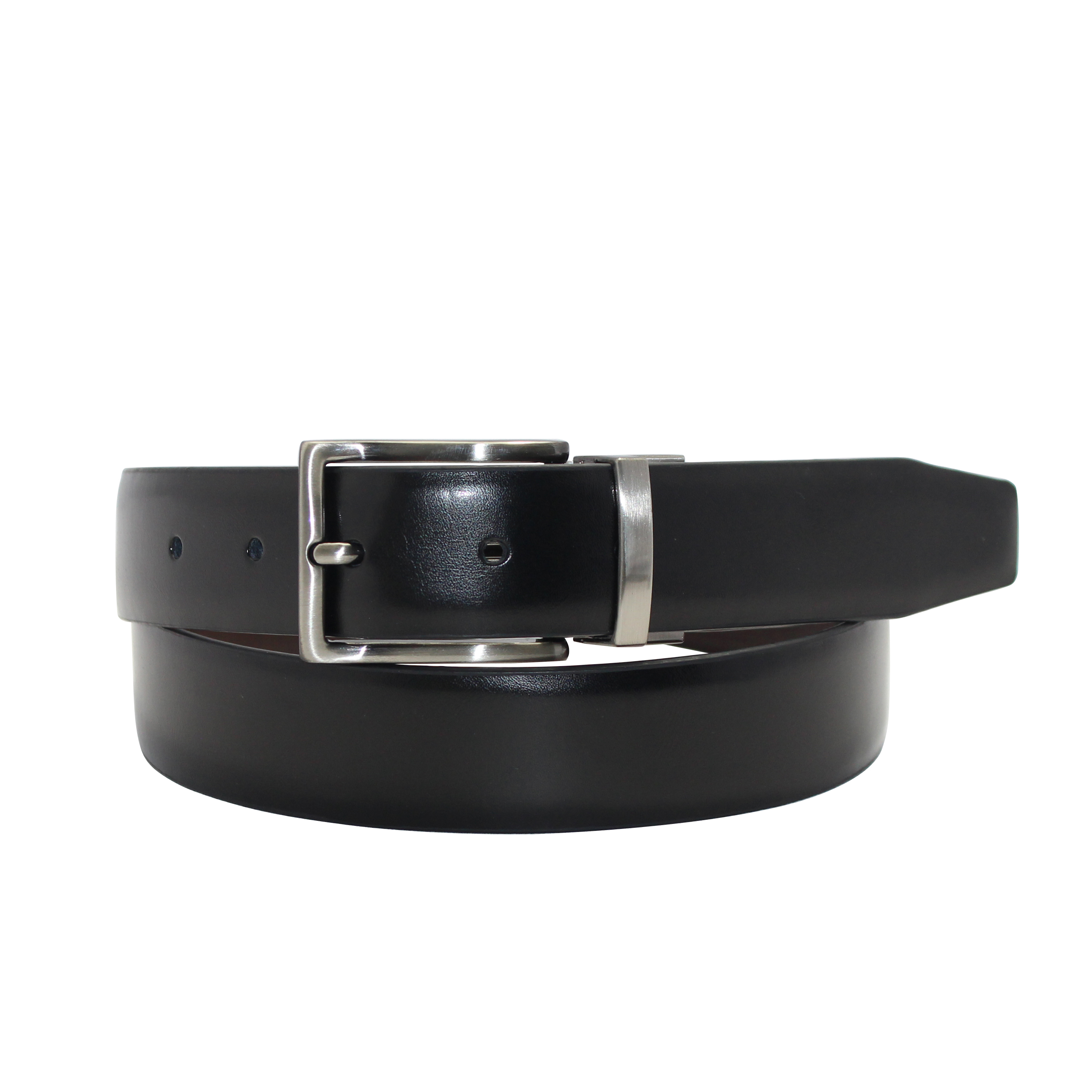 Faux Crocodile Skin Reversible Belt for a Luxe Look 35-23263