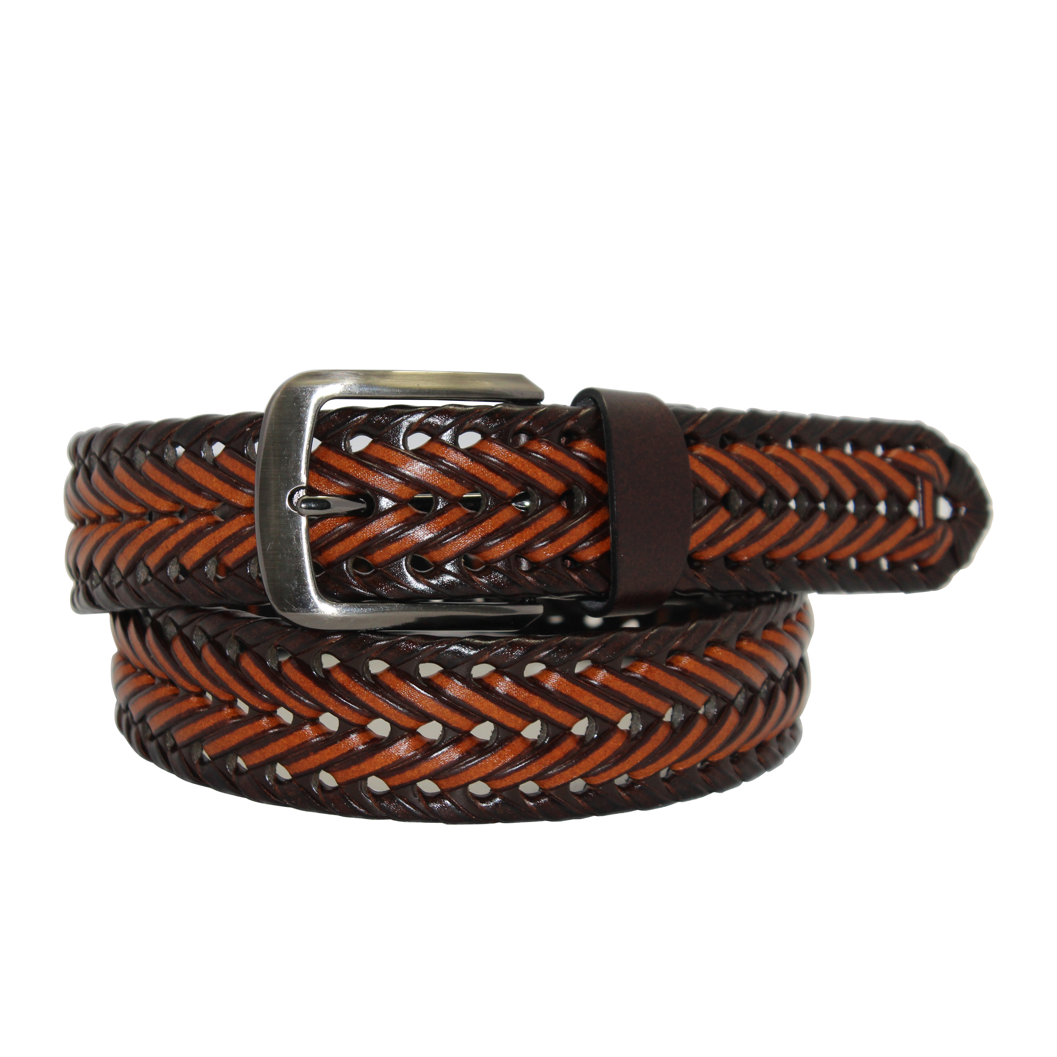 Classic Leather <a href='/braided-belt/'>Braided Belt</a> for Timeless Style 35-23391