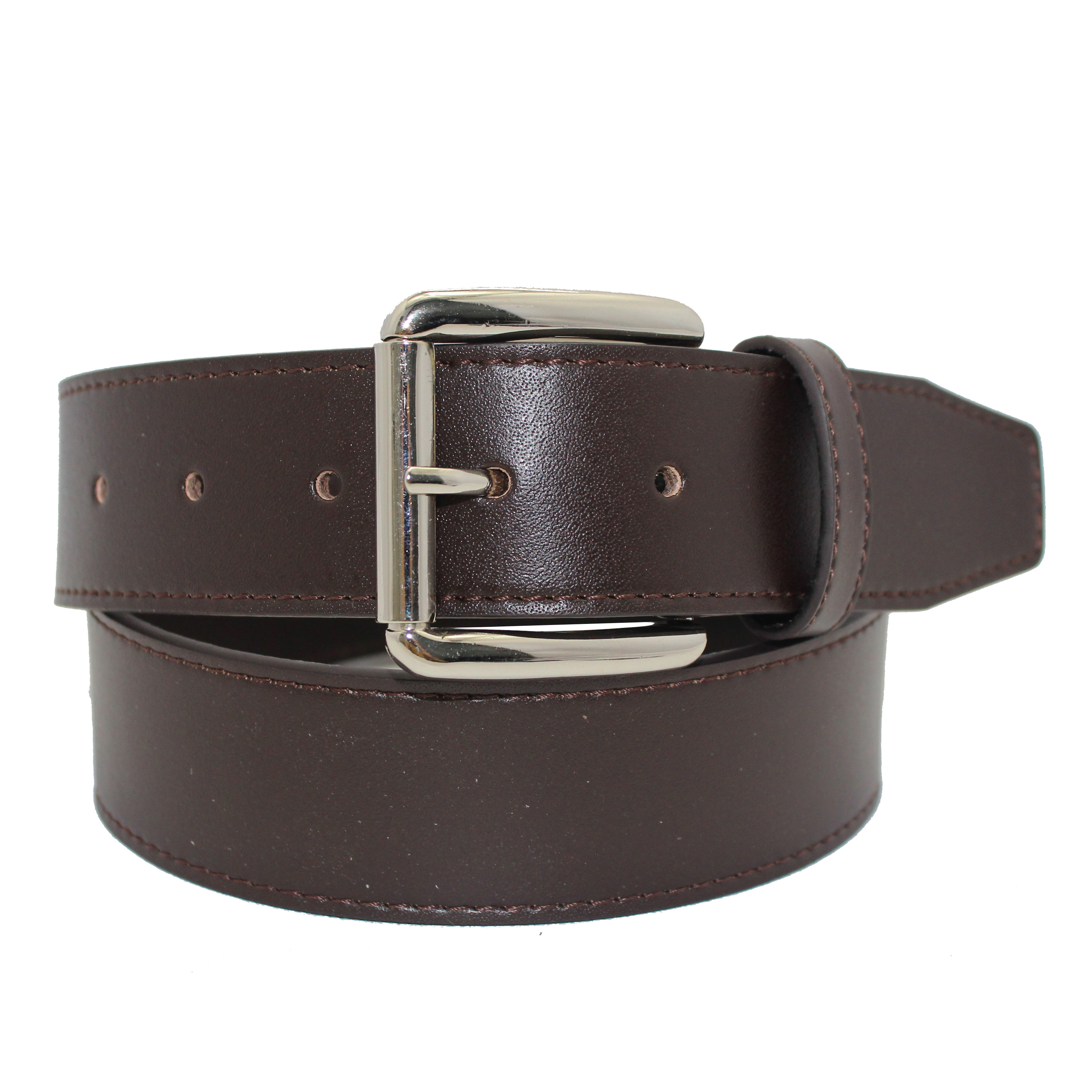 Modern Jeans Belt with Geometric Buckle 40-23400