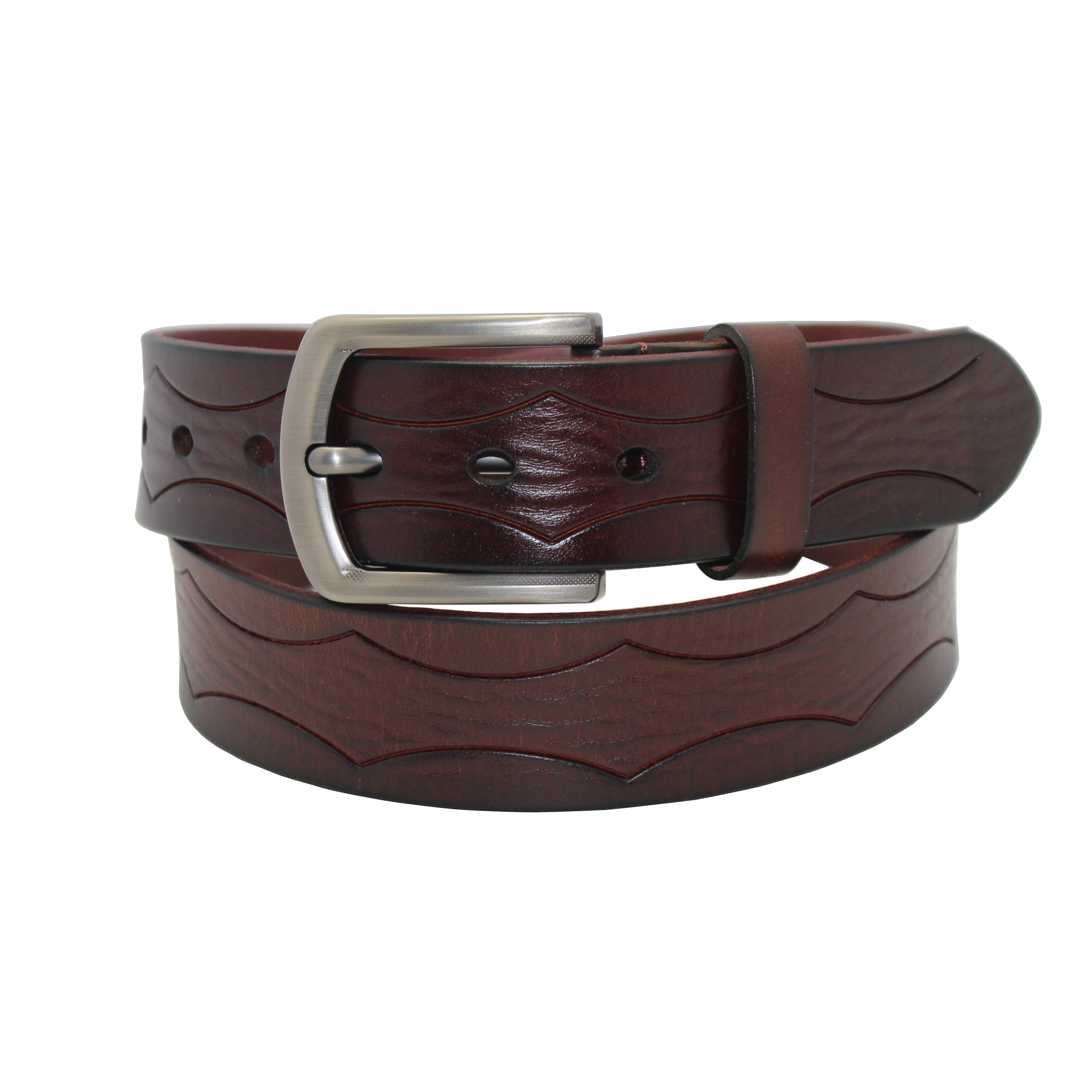 Wide <a href='/brown-leather-belt/'>Brown Leather Belt</a> for Jeans 40-23776