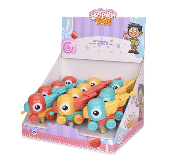 CANDY TOY FREE WHEEL WHISTLE BIRD 99837N