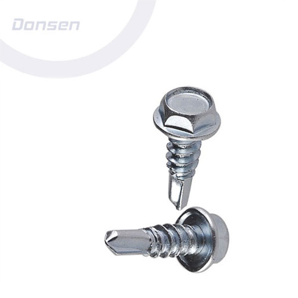 Hexagon Head with Collar Self Drilling Screws