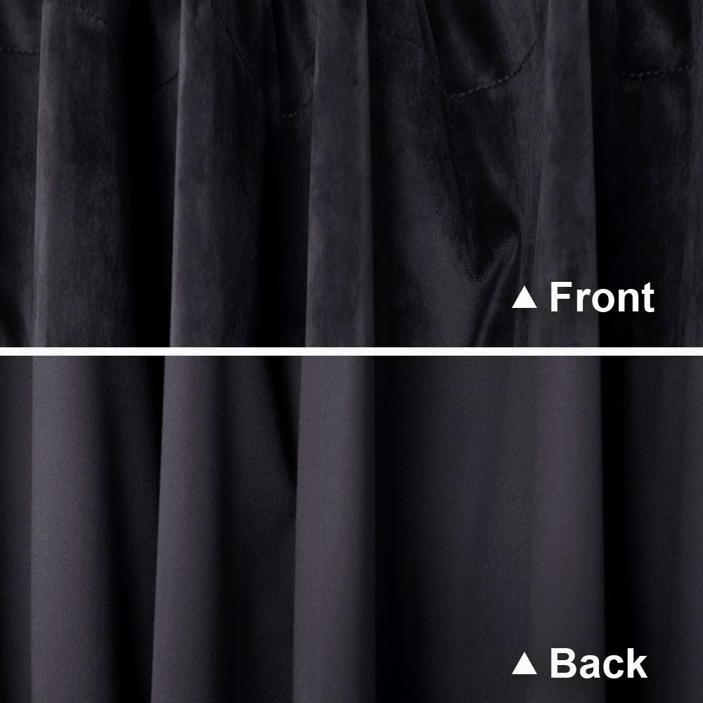 Velvet curtain luxury