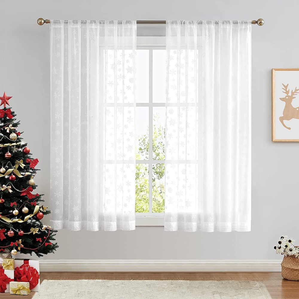 Christmas Sheer Curtain (3)