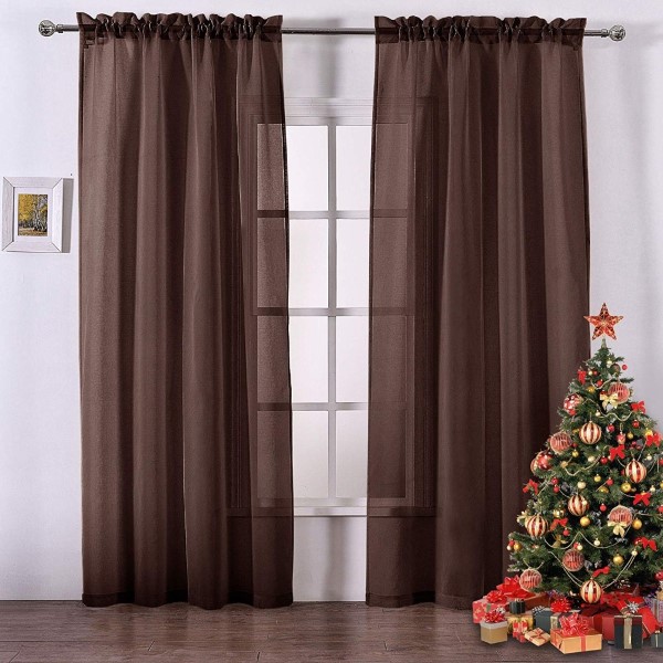 High Quality Light Weight Christmas Bedroom Plain Polyester Tulle Transparent Window Sheer <a href='/curtain/'>Curtain</a> For Kids