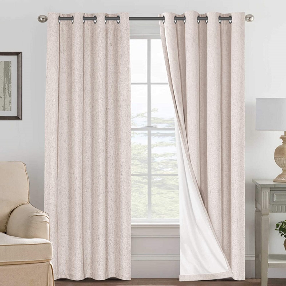 Linen curtain