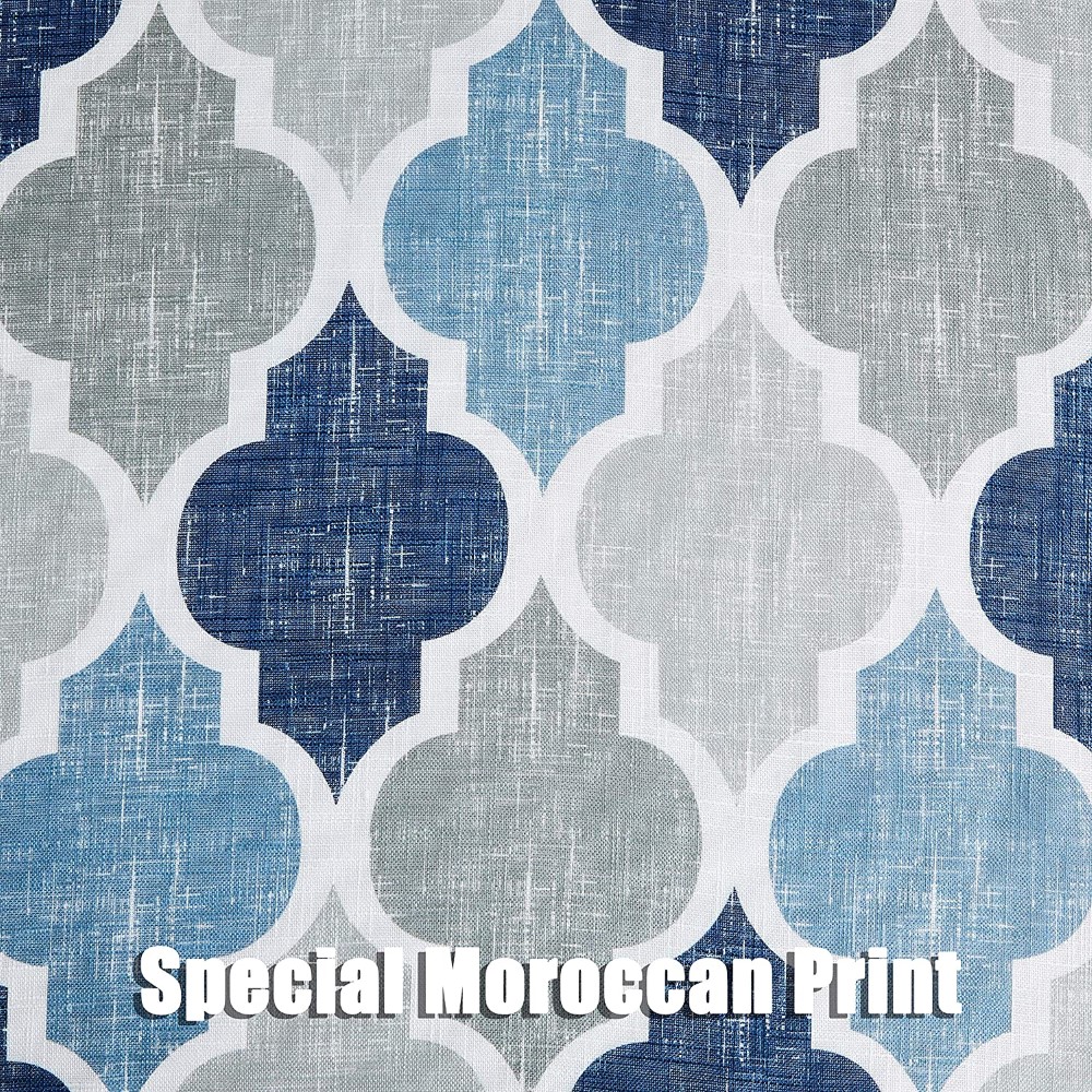 Moroccan Tile Print Curtains (4)