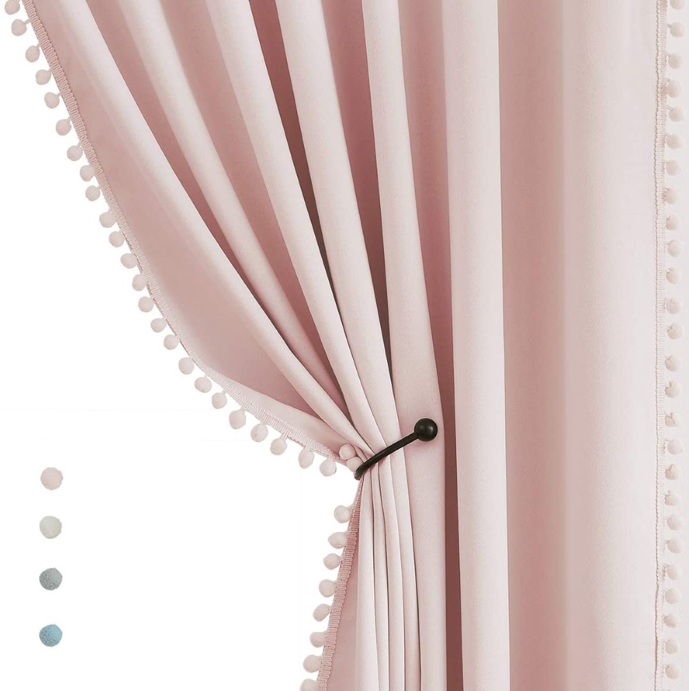 Pom Pom Velvet Blackout Curtain (20)