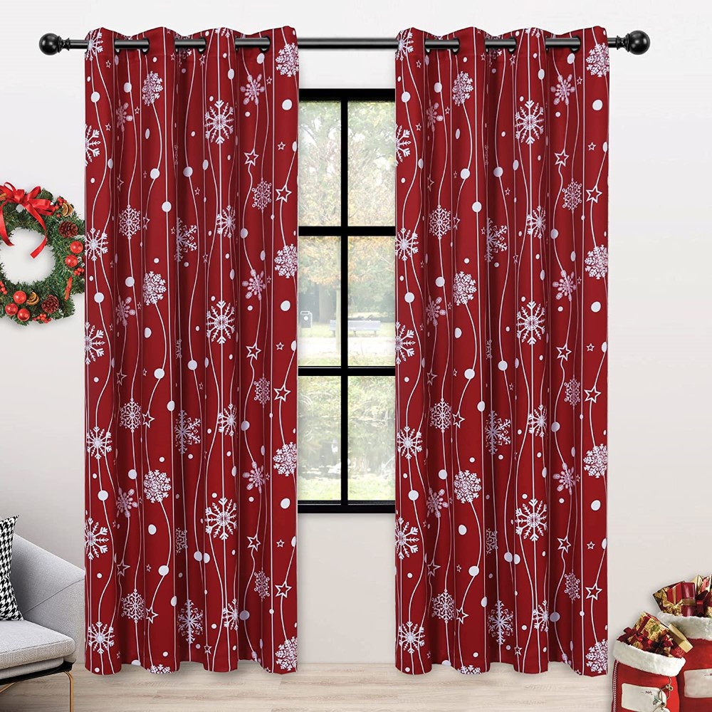 Printed Christmas Curtain (2)