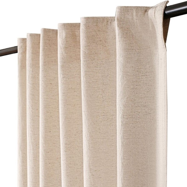 Popular Home Furnishing Room Darkening Drapes Tab Top Hotel Bedroom Linen <a href='/curtain/'>Curtain</a>