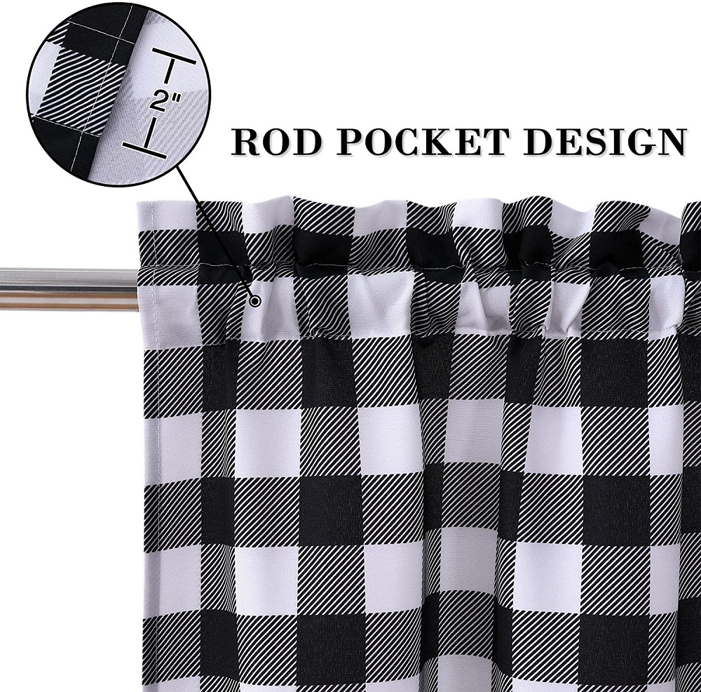 Rod pocket curtain