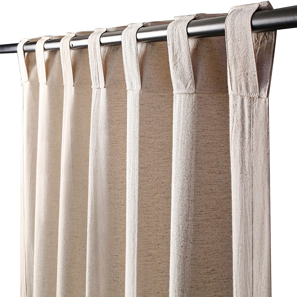 Tab top curtain