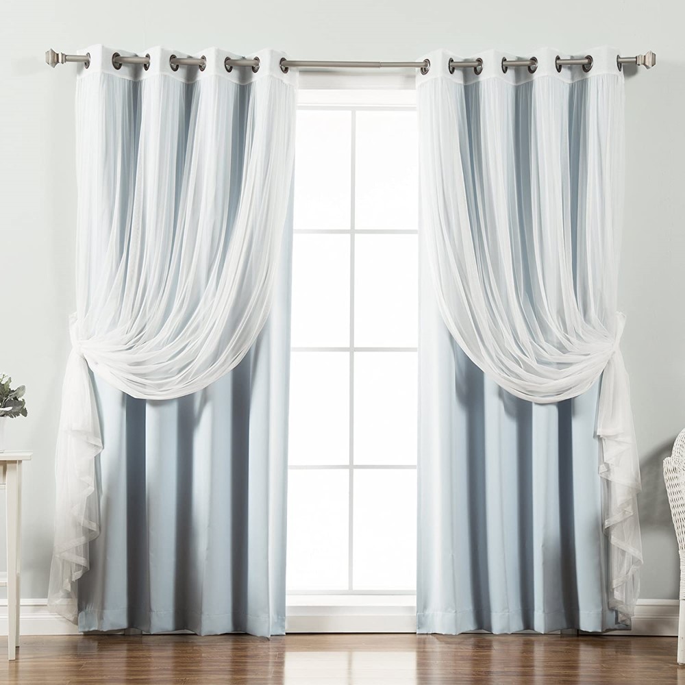 Tulle Sheer Lace & Blackout Curtain (11)