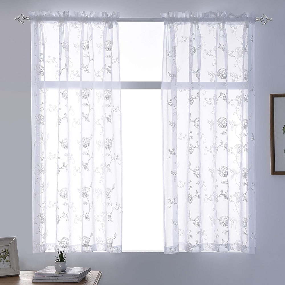 Tulle embroidery curtains