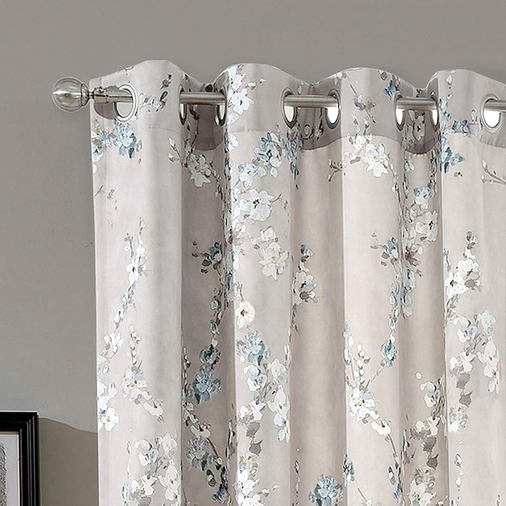 floral printed living room curtain (1)