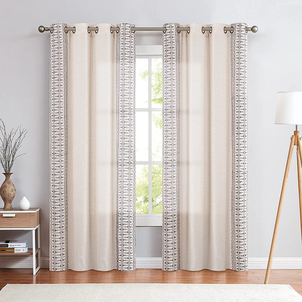 window curtain living room