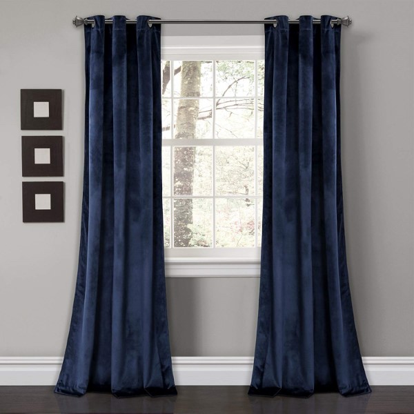 Wholesale China Supplier Luxury Room Darkening Heavy Weight Knit Solid Velvet <a href='/curtain/'>Curtain</a> for Bedroom