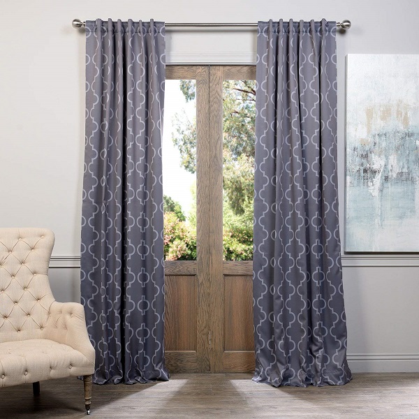Easy Install <a href='/blackout-curtain-set/'>Blackout Curtain Set</a> Bedroom Living Room Heat Full Light Blocking Drapes 