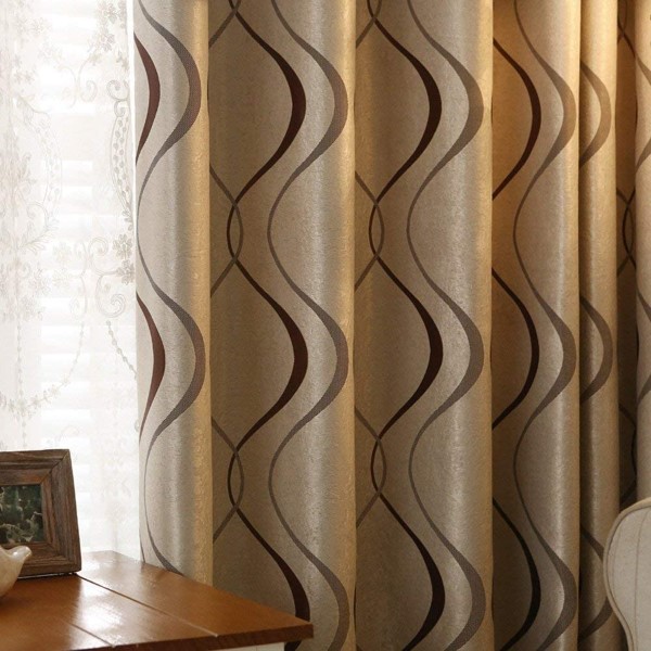 Wholesale Home Decoration Hotel Quality Living Room Bedroom UV Resistant Jacquard <a href='/curtain/'>Curtain</a> for Sale