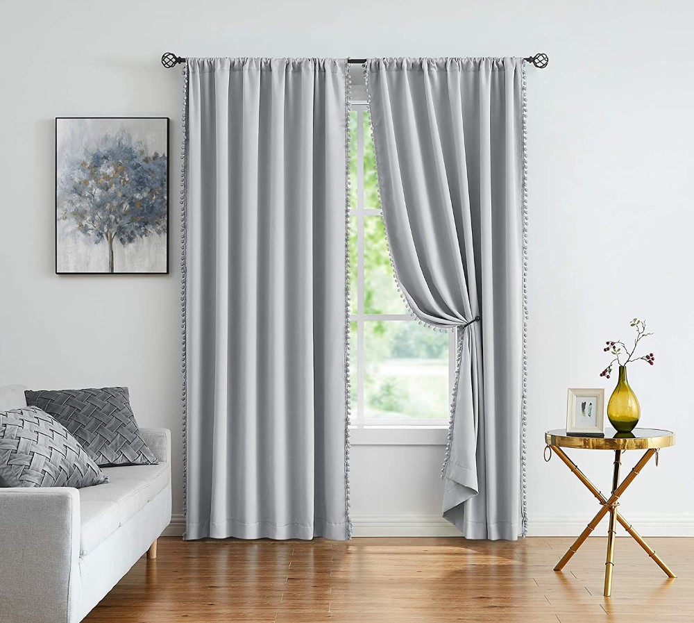 Pom Pom Velvet Blackout Curtain (11)