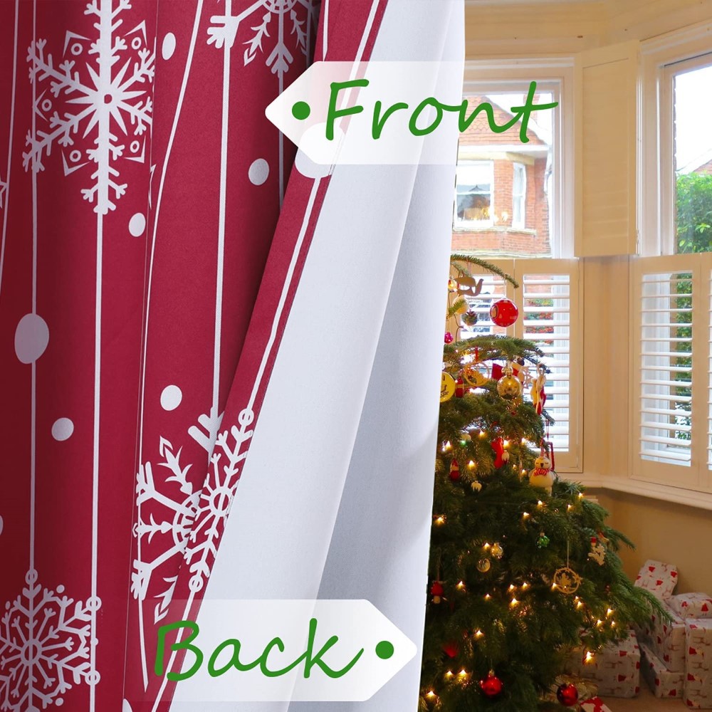 Printed Christmas Curtain (1)